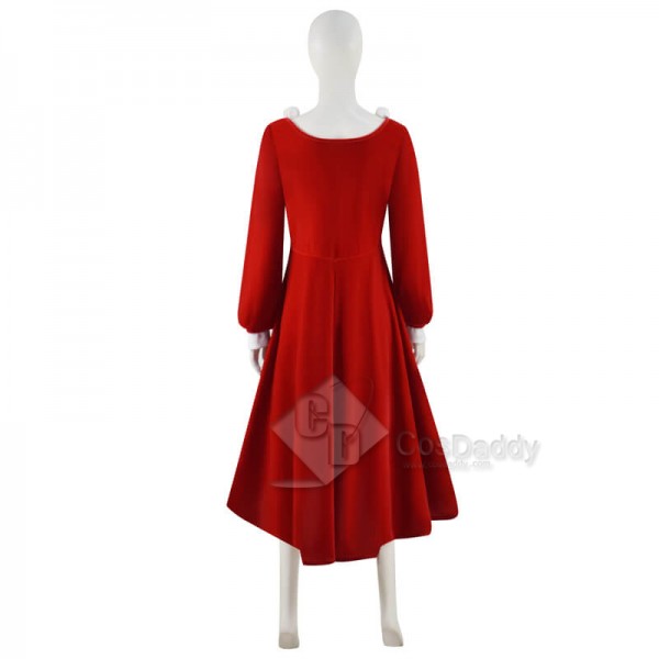 Christmas Dress for Women Long Sleeves Round Collar Faux Dress CosDaddy