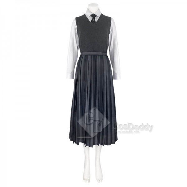 Wednesday Addams Costumes Black Uniform Suit Dress The Addams Family Cosplay Outfit