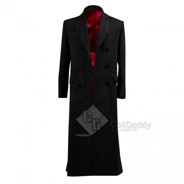 Doctor Who 10th Doctor Black Coat David Tennant Cosplay Outfit CosDaddy