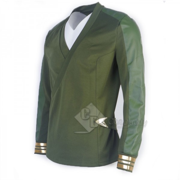 Star Trek: Strange New Worlds Captain Pike Cosplay Costume Green Recreation Tunic