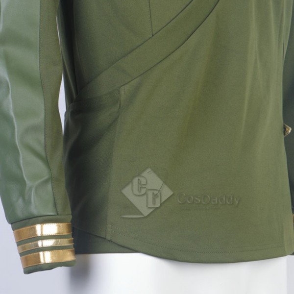 Star Trek: Strange New Worlds Captain Pike Cosplay Costume Green Recreation Tunic