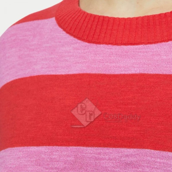 Doctor Who Donna Noble Pink Striped Jumper 60th Anniversary CosDaddy