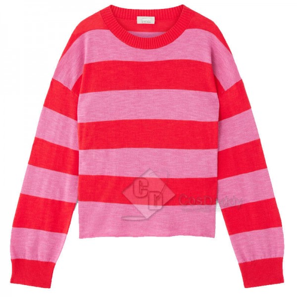 Doctor Who Donna Noble Pink Striped Jumper 60th Anniversary CosDaddy