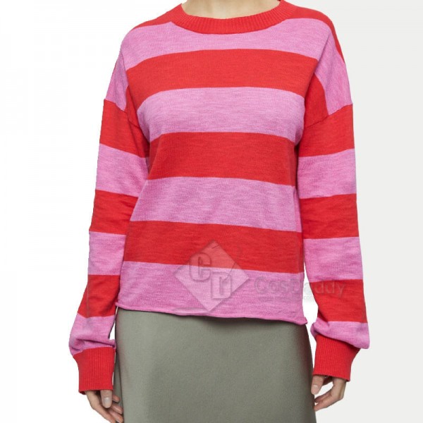 Doctor Who Donna Noble Pink Striped Jumper 60th Anniversary CosDaddy