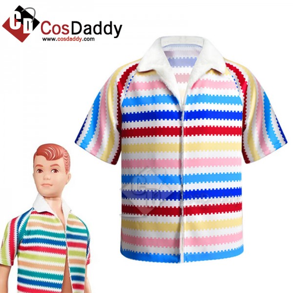 Barbie Movie 1964 Ken Allan Cosplay Costume Rainbo...