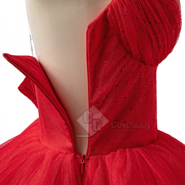 The Suicide Squad 2 Harley Quinn Red Dress Cosplay Costumes CosDaddy