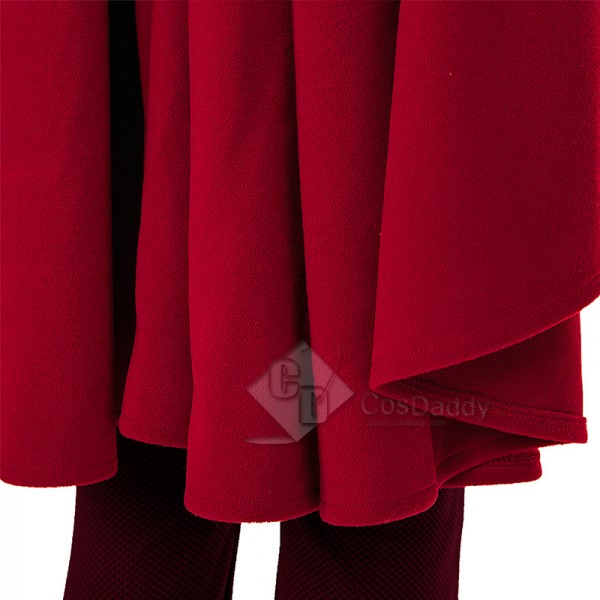 The Boys Season 3 Crimson Countess Cosplay  Costume Red Jumpsuit Witch Outfits