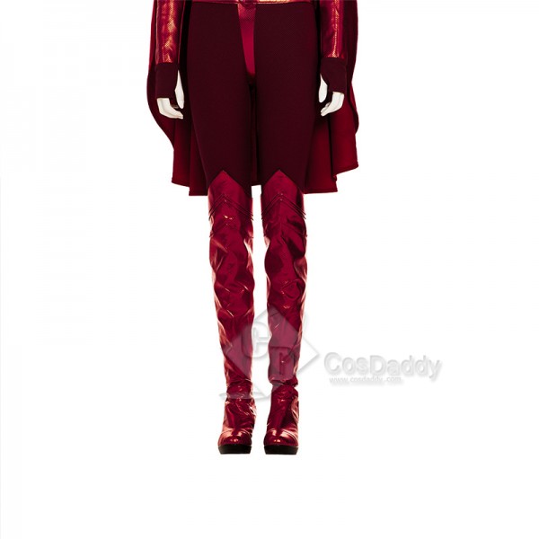 The Boys Season 3 Crimson Countess Cosplay  Costume Red Jumpsuit Witch Outfits