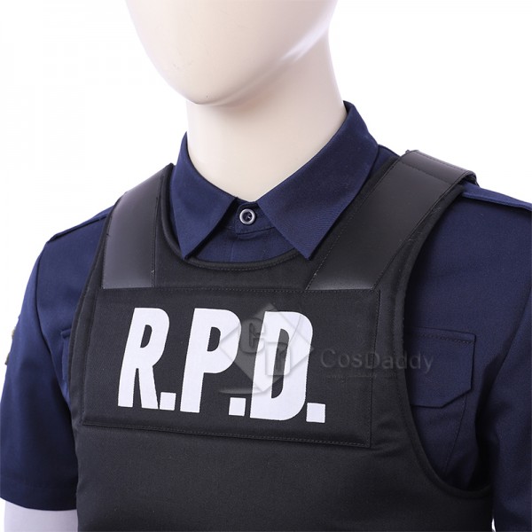 Resident Evil 2 Remake Leon Scott Kennedy Cosplay Costume Battle Suit