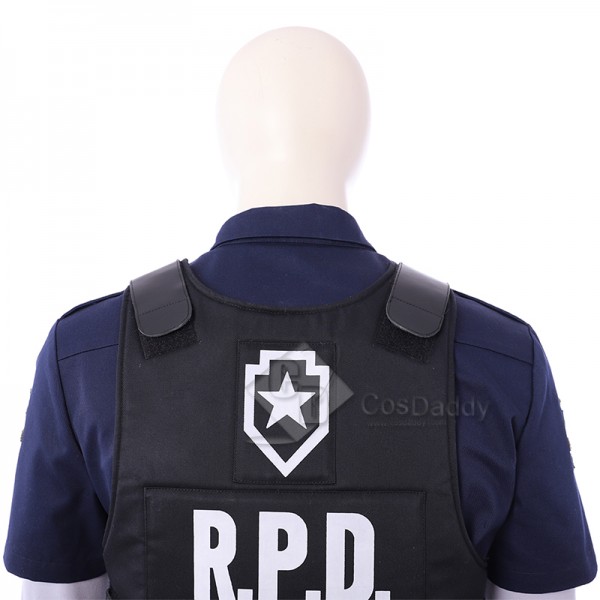 Resident Evil 2 Remake Leon Scott Kennedy Cosplay Costume Battle Suit