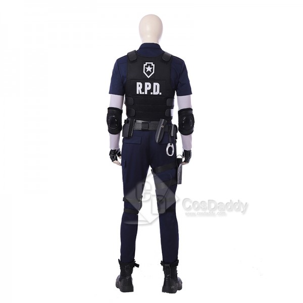 Resident Evil 2 Remake Leon Scott Kennedy Cosplay Costume Battle Suit