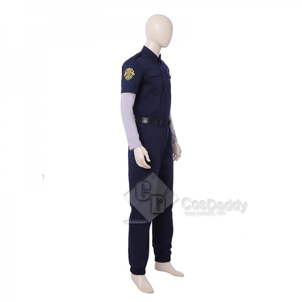 Resident Evil 2 Remake Leon Scott Kennedy Cosplay Costume Battle Suit