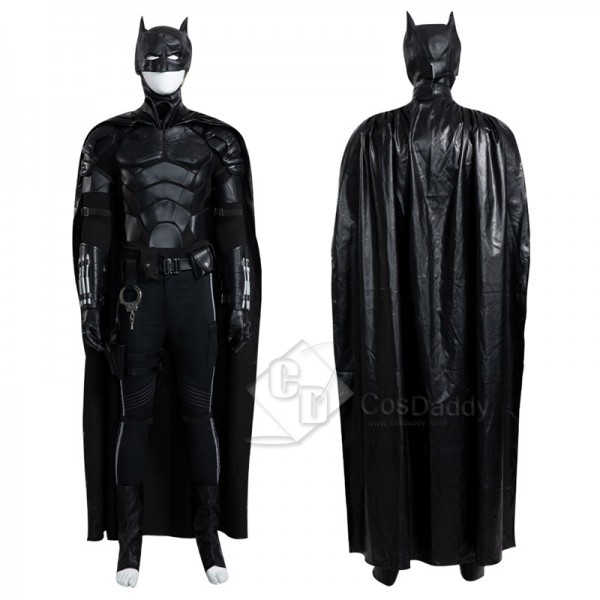 The Batman 2022 Bruce Wayne Robert Pattinson Cosplay Costume Halloween Carnival Suit