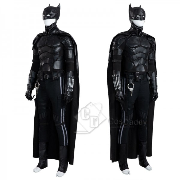 The Batman 2022 Bruce Wayne Robert Pattinson Cosplay Costume Halloween Carnival Suit