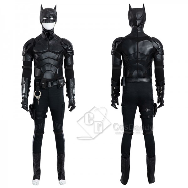 The Batman 2022 Bruce Wayne Robert Pattinson Cosplay Costume Halloween Carnival Suit