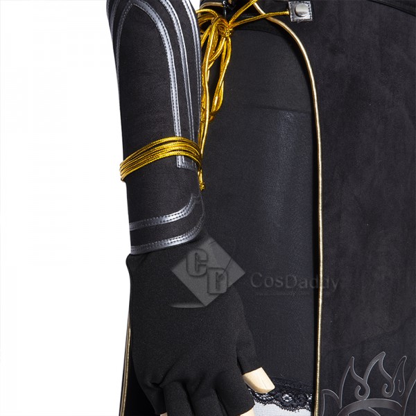 Naraka: Bladepoint Viper Ning New Skin Dragon Will Awareness Cosplay Costume Black Chi-pao