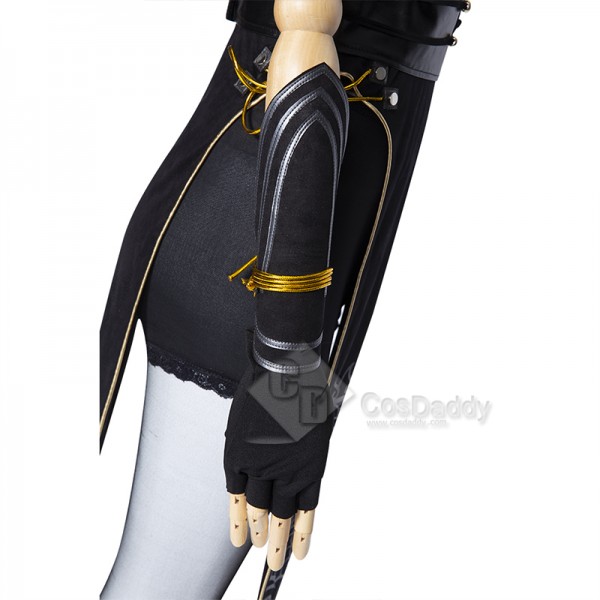 Naraka: Bladepoint Viper Ning New Skin Dragon Will Awareness Cosplay Costume Black Chi-pao