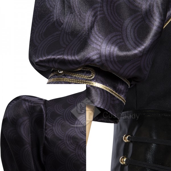 Naraka: Bladepoint Viper Ning New Skin Dragon Will Awareness Cosplay Costume Black Chi-pao