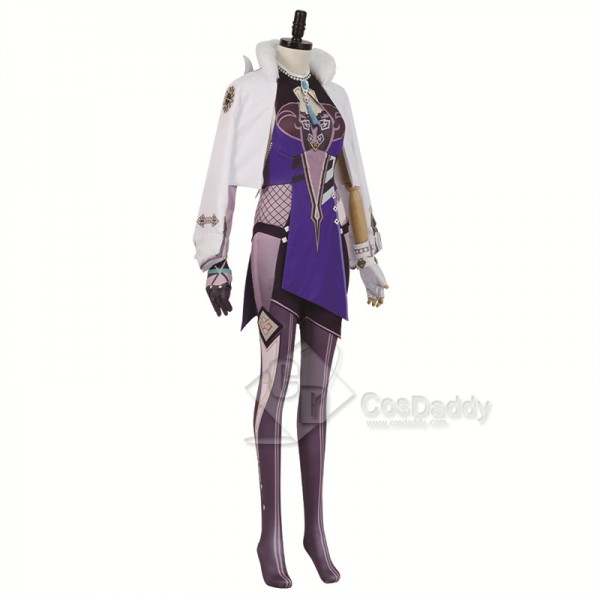 Game Genshin Impact Liyue Harbor Yelan Night Orchid Cosplay Costume Halloween Carnival Suit