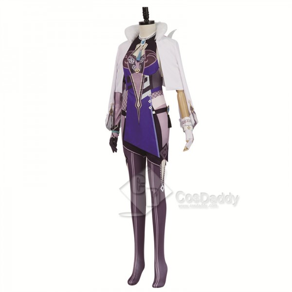 Game Genshin Impact Liyue Harbor Yelan Night Orchid Cosplay Costume Halloween Carnival Suit