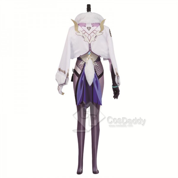 Game Genshin Impact Liyue Harbor Yelan Night Orchid Cosplay Costume Halloween Carnival Suit