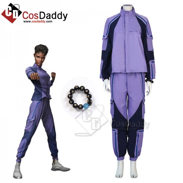 2022 Black Panther: Wakanda Forever Letitia Wright Shuri Cosplay Costume Jacket Halloween Carnival Suit