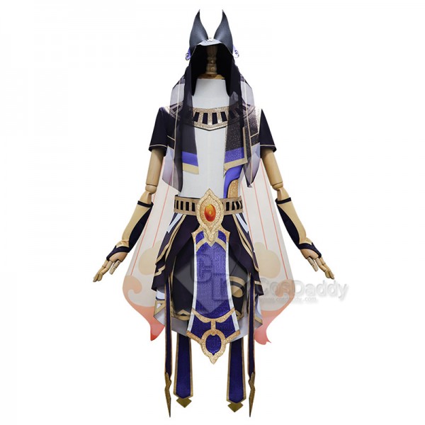 Anime Genshin Impact Cyno Sumeru Cosplay Costume Halloween Carnival Suit
