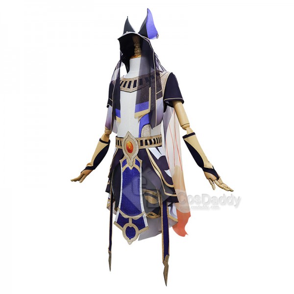 Anime Genshin Impact Cyno Sumeru Cosplay Costume Halloween Carnival Suit