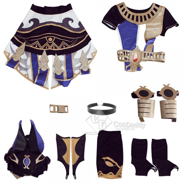 Anime Genshin Impact Cyno Sumeru Cosplay Costume Halloween Carnival Suit