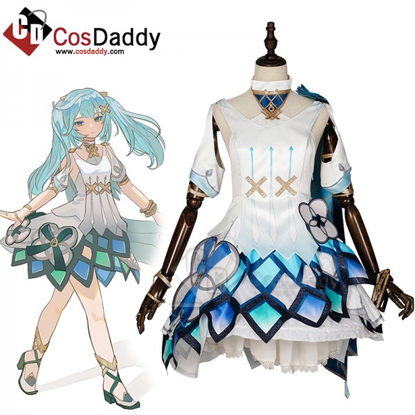 Genshin Impact Sumeru Akademiya Faruzan Dress Cosplay Costume Halloween Carnival Suit