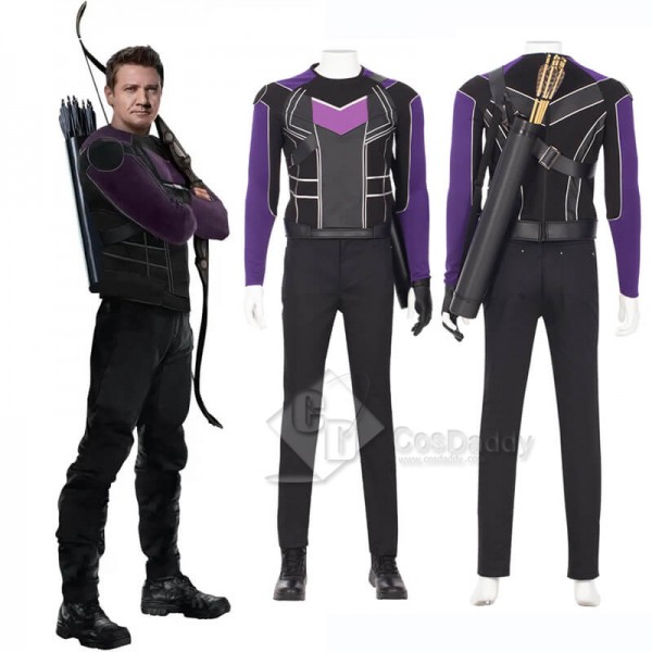 CosDaddy 2021 Hawkeye Clint Barton Costumes Jacket Halloween Cosplay Suit