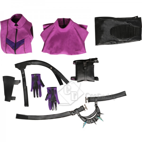 CosDaddy Hawkeye Kate Bishop Costumes Suit Women Kate Halloween Cosplay Outfit Top Level