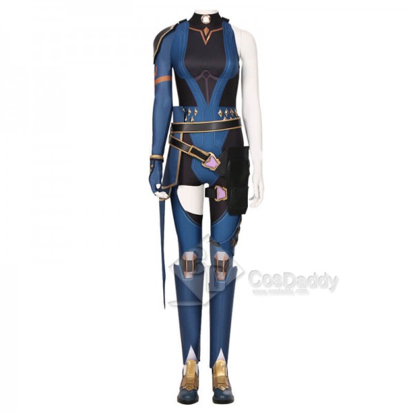 Game Valorant Reyna Costume Guide Valorant Halloween Cosplay Outfit for Women