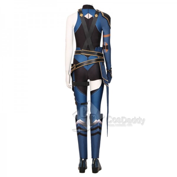 Game Valorant Reyna Costume Guide Valorant Halloween Cosplay Outfit for Women