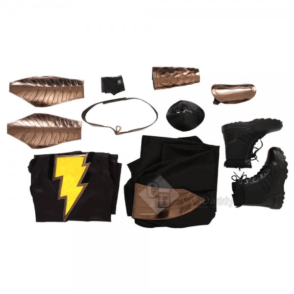 2022  Black Adam Superhero Jumpsuit Halloween Cosplay Costumes CosDaddy