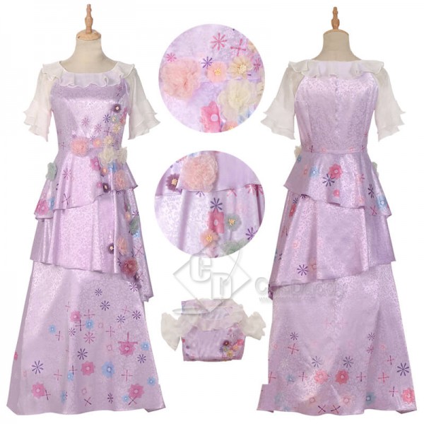 2022 Disney Encanto Isabella Dress Halloween Princess Cosplay Costumes CosDaddy