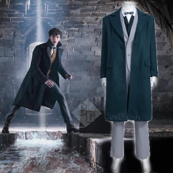 2022 Fantastic Beasts The Secrets of Dumbledore Newt Scamander Cosplay Costume Halloween Carnival Suit