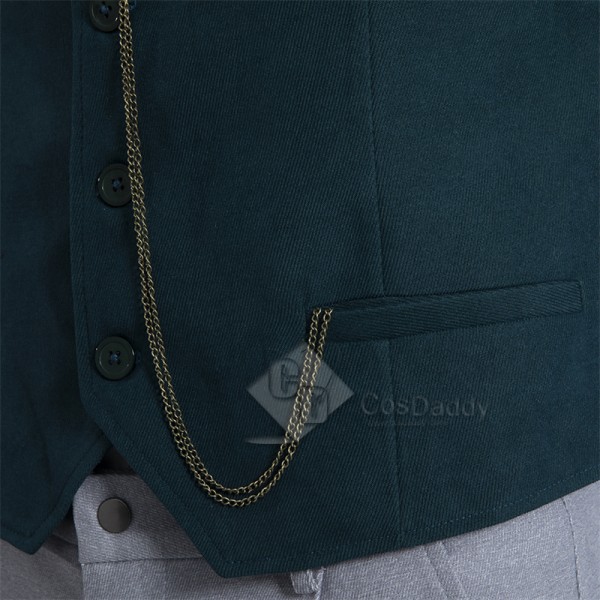 2022 Fantastic Beasts The Secrets of Dumbledore Newt Scamander Cosplay Costume Halloween Carnival Suit