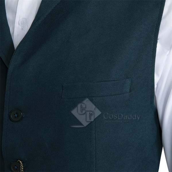 2022 Fantastic Beasts The Secrets of Dumbledore Newt Scamander Cosplay Costume Halloween Carnival Suit