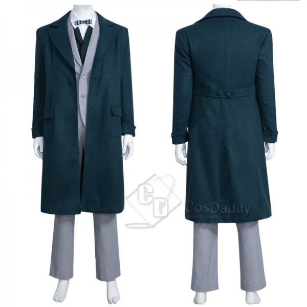 2022 Fantastic Beasts The Secrets of Dumbledore Newt Scamander Cosplay Costume Halloween Carnival Suit