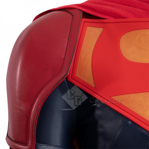 2022 Comics New Superman Jon Kent Cosplay Costume Black Jumpsuit With Red Cape