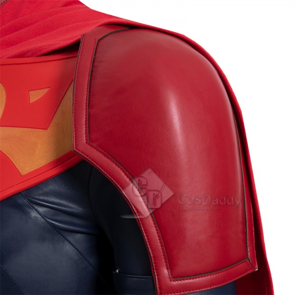 2022 Comics New Superman Jon Kent Cosplay Costume Black Jumpsuit With Red Cape