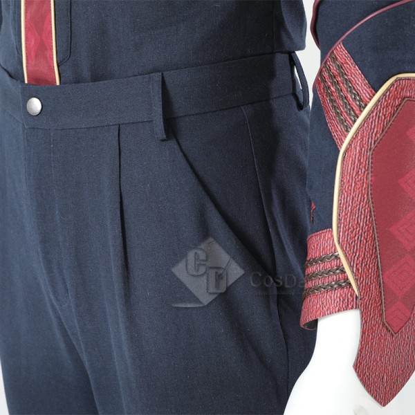 Doctor Strange in the Multiverse of Madness Defender Strange Cosplay Costume With Shoes