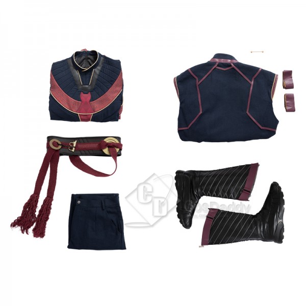 Doctor Strange in the Multiverse of Madness Defender Strange Cosplay Costume With Shoes