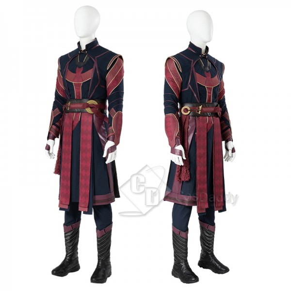 Doctor Strange in the Multiverse of Madness Defender Strange Cosplay Costume With Shoes