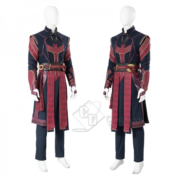 Doctor Strange in the Multiverse of Madness Defender Strange Cosplay Costume With Shoes