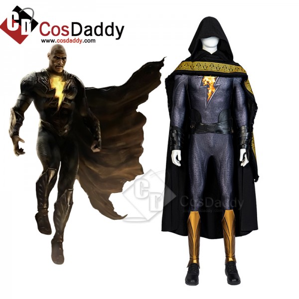 2022 Movie Black Adam Teth-Adam Cosplay Costume Ha...