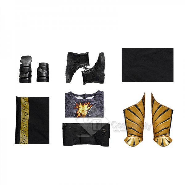 2022 Movie Black Adam Teth-Adam Cosplay Costume Halloween Carnival Suit