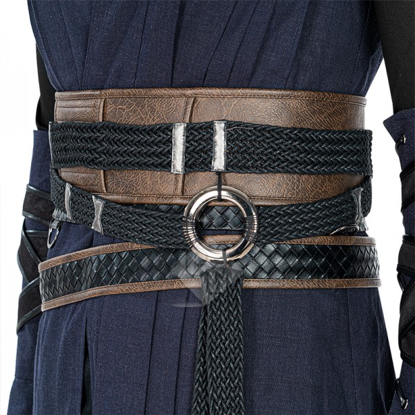Doctor Strange in the Multiverse of Madness Evil Strange Cosplay Costume Halloween Outfit Blue Version