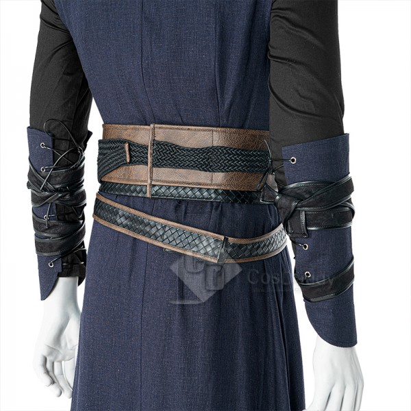 Doctor Strange in the Multiverse of Madness Evil Strange Cosplay Costume Halloween Outfit Blue Version